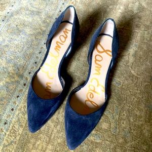 Sam Edelman blue suede pumps - size 9